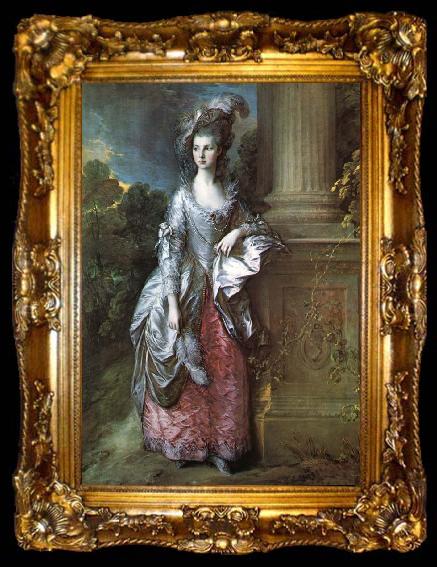 framed  Thomas Gainsborough The Honourable mas graham mars Graham was one of the many society beauties Gainsborough painted in order to make a living, ta009-2